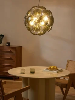 Lámpara de techo de vidrio Mireille