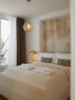 Lámpara de techo de vidrio Bao