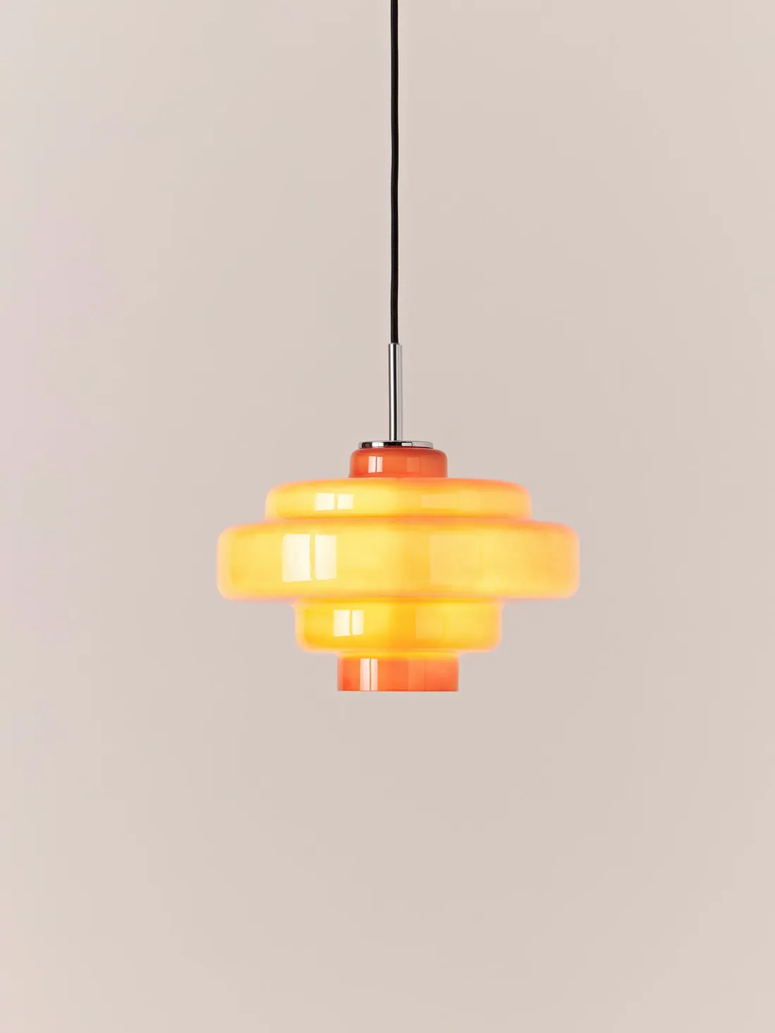 Lámpara de techo de vidrio Millie