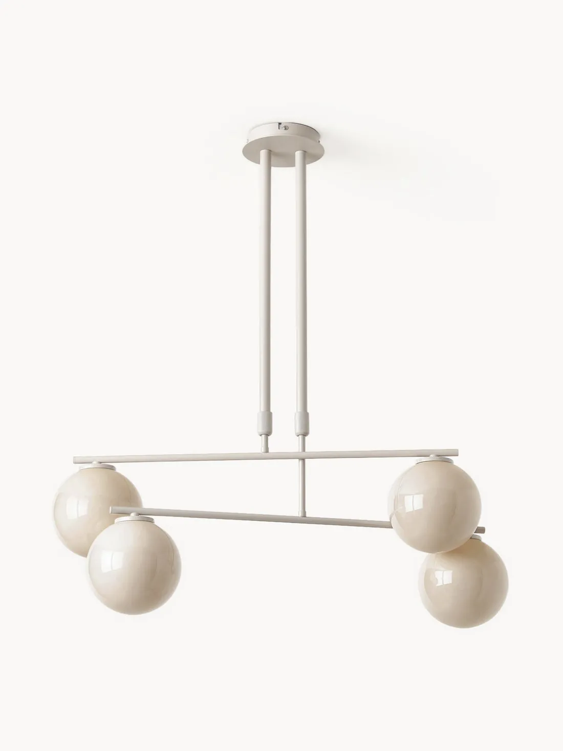 Lámpara de techo de vidrio opalino Atlanta