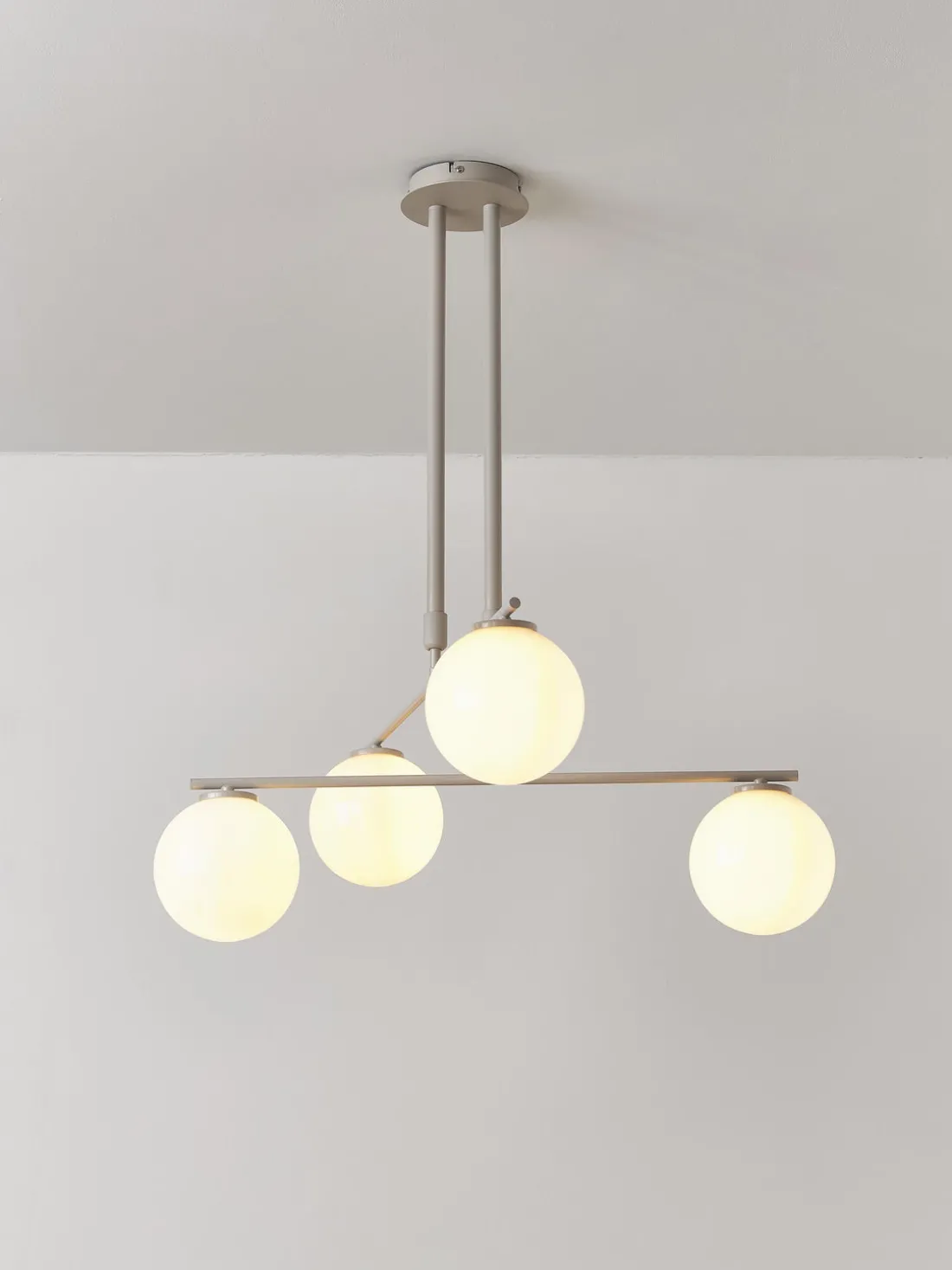 Lámpara de techo de vidrio opalino Atlanta