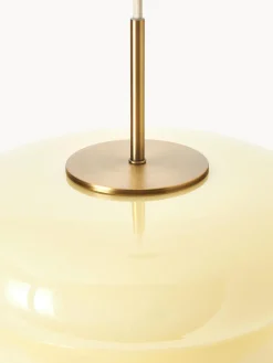 Lámpara de techo de vidrio opalino Baya