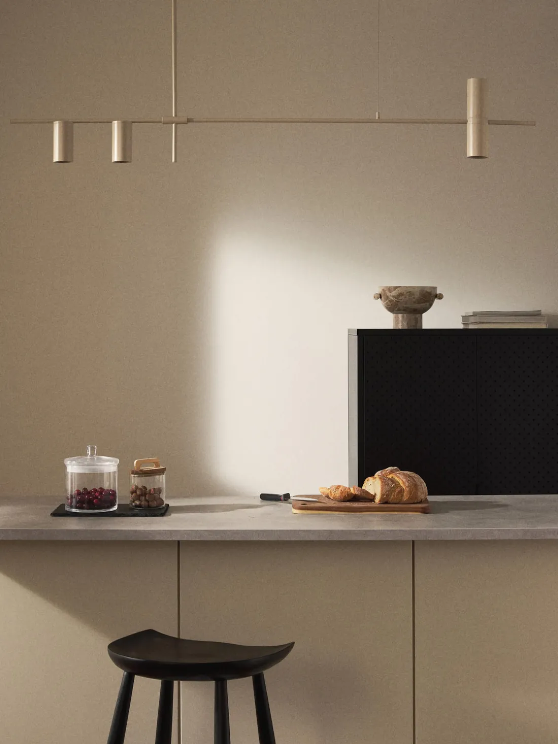 Lámpara de techo grande Cassandra