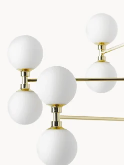 Lámpara de techo grande de vidrio opalino Grover