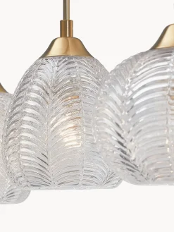 Lámpara de techo grande de vidrio satinado Vario