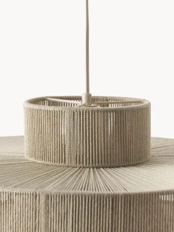 Lámpara de techo grande de lino Lace