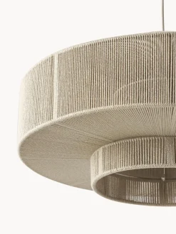 Lámpara de techo grande de lino Lace