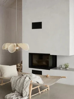 Lámpara de techo grande de fibras de plátano Styrka, tamaños diferentes