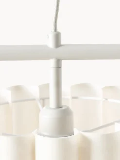 Lámpara de techo grande de lino Lucina