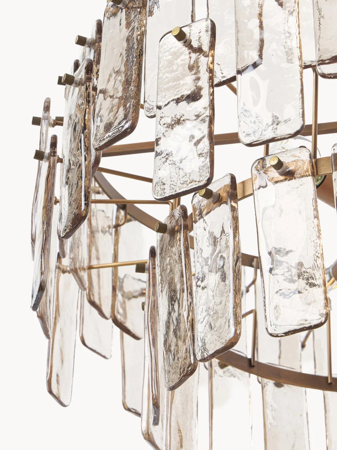 Lámpara de techo grande de vidrio Cersei