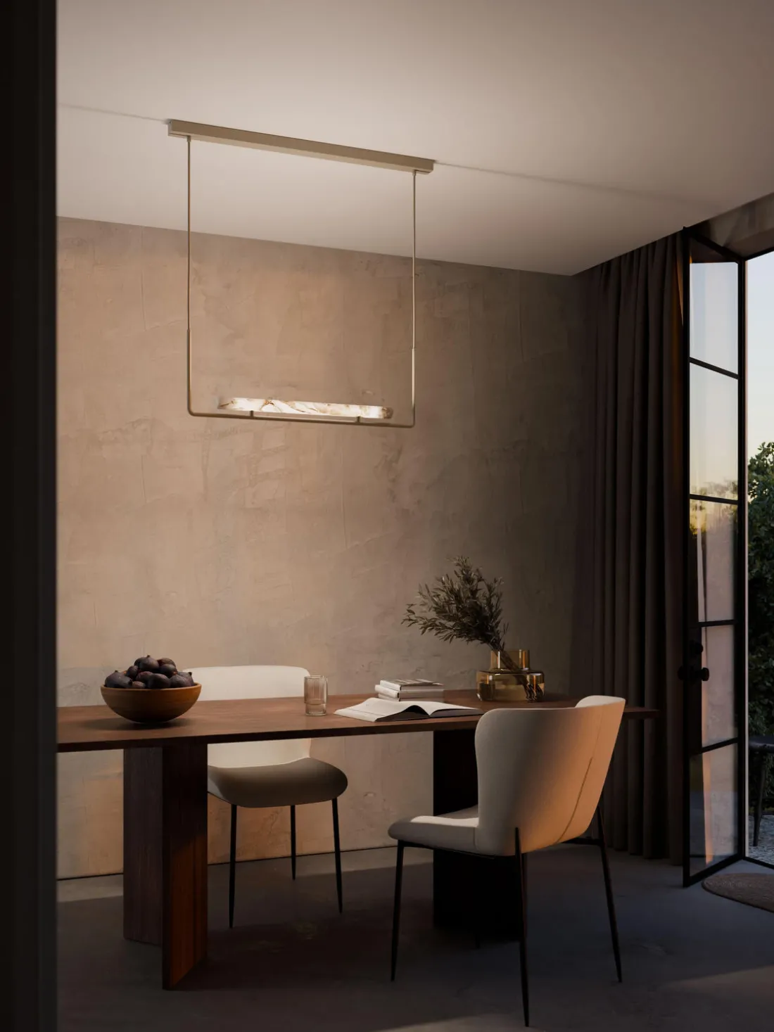 Lámpara de techo grande LED