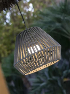 Lámpara de techo LED para exterior regulable Conta, portátil