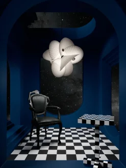 Lámpara de techo LED regulable Serpentine Light