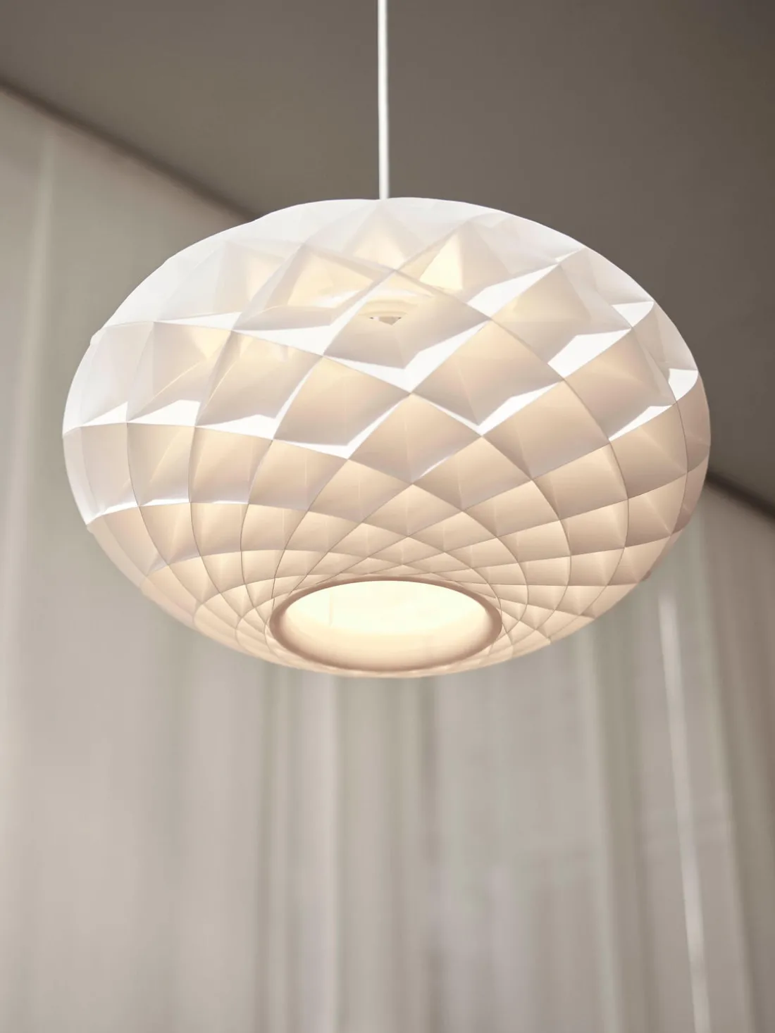 Lámpara de techo ovalada LED Patera