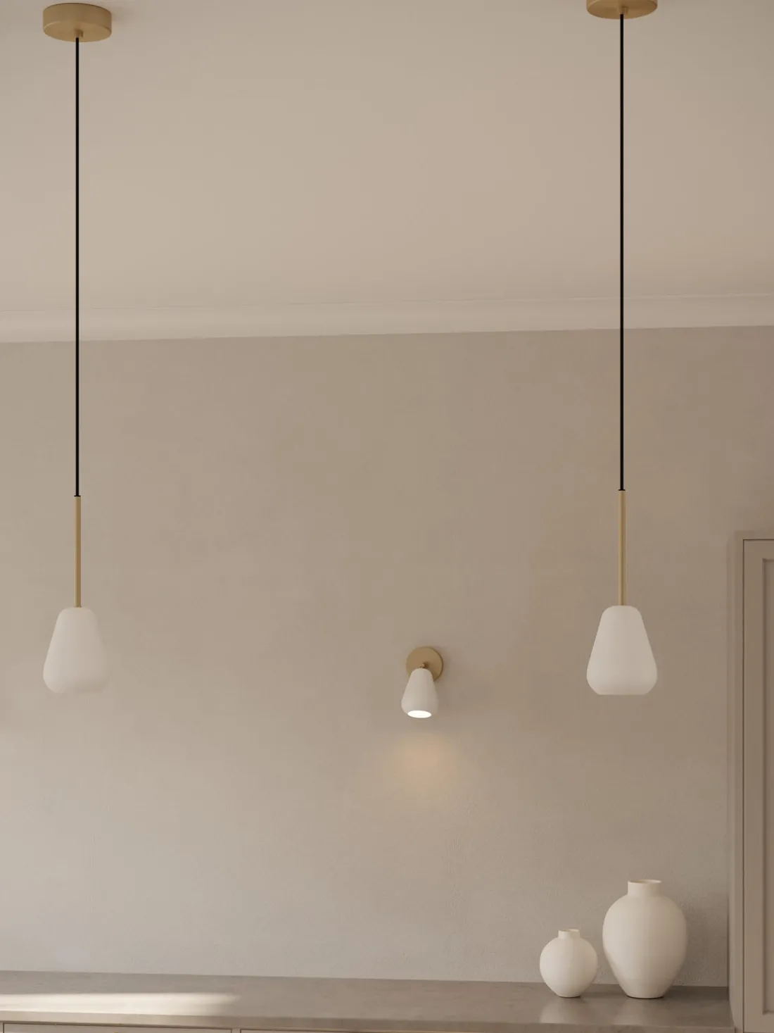 Lámpara de techo pequeña Anoli