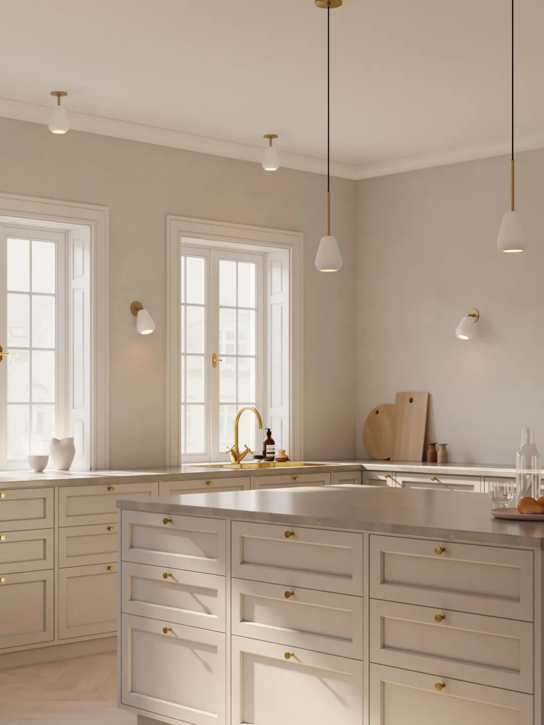 Lámpara de techo pequeña Anoli