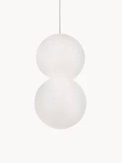 Lámpara de techo pequeña de vidrio y hormigón Zero