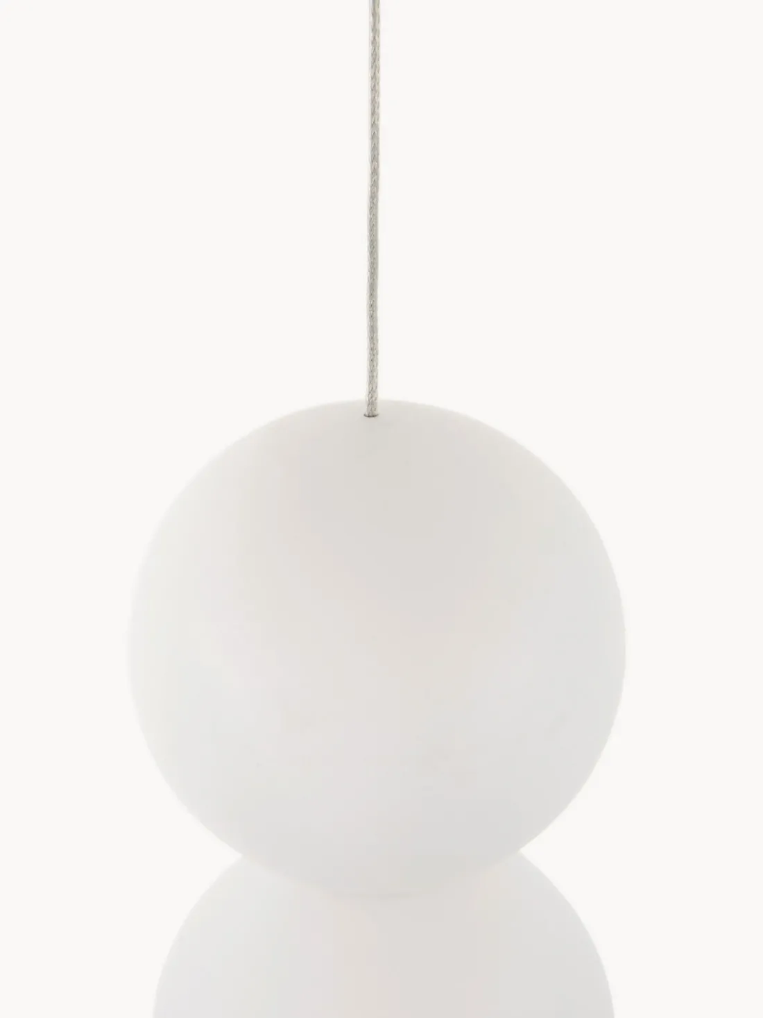 Lámpara de techo pequeña de vidrio y hormigón Zero