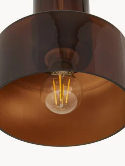 Lámpara de techo pequeña de vidrio Flowy