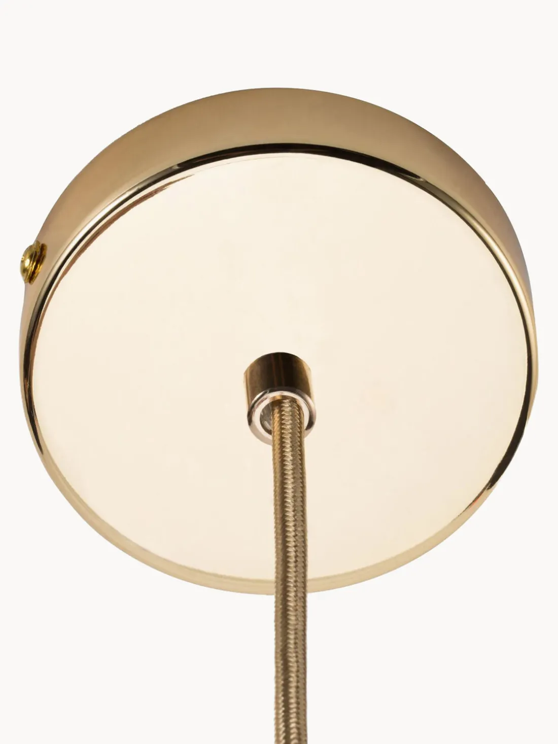 Lámpara de techo pequeña de vidrio Gleaming Gold