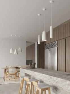 Lámpara de techo pequeña de cerámica Armica