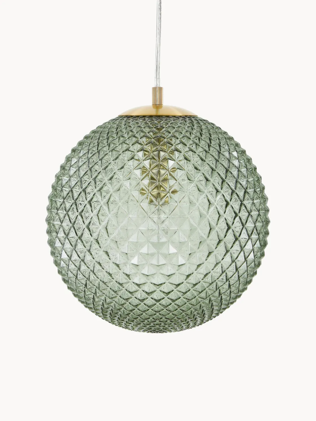 Lámpara de techo pequeña de vidrio Lorna