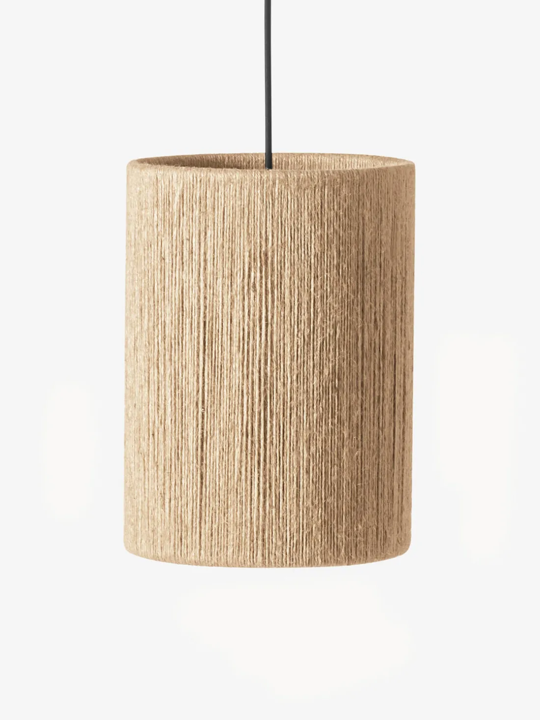 Lámpara de techo pequeña de yute RO, Ø 23 cm