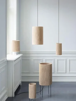 Lámpara de techo pequeña de yute RO, Ø 23 cm