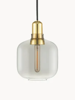 Lámpara de techo pequeña de latón Amp