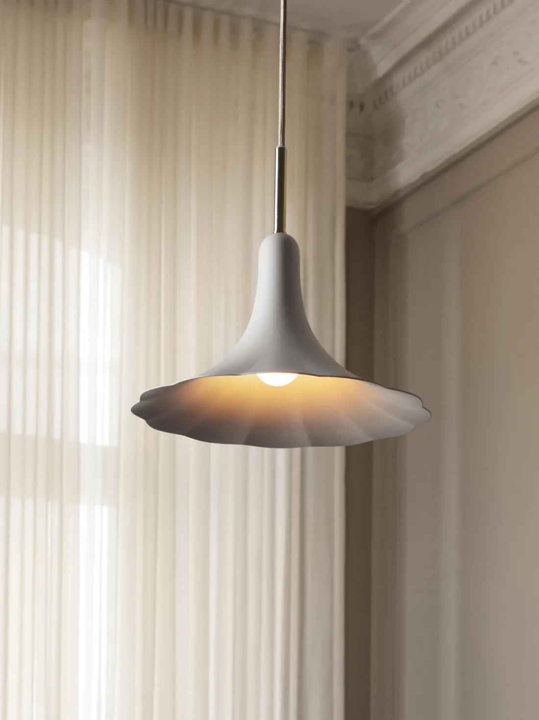 Lámpara de techo pequeña Petalii