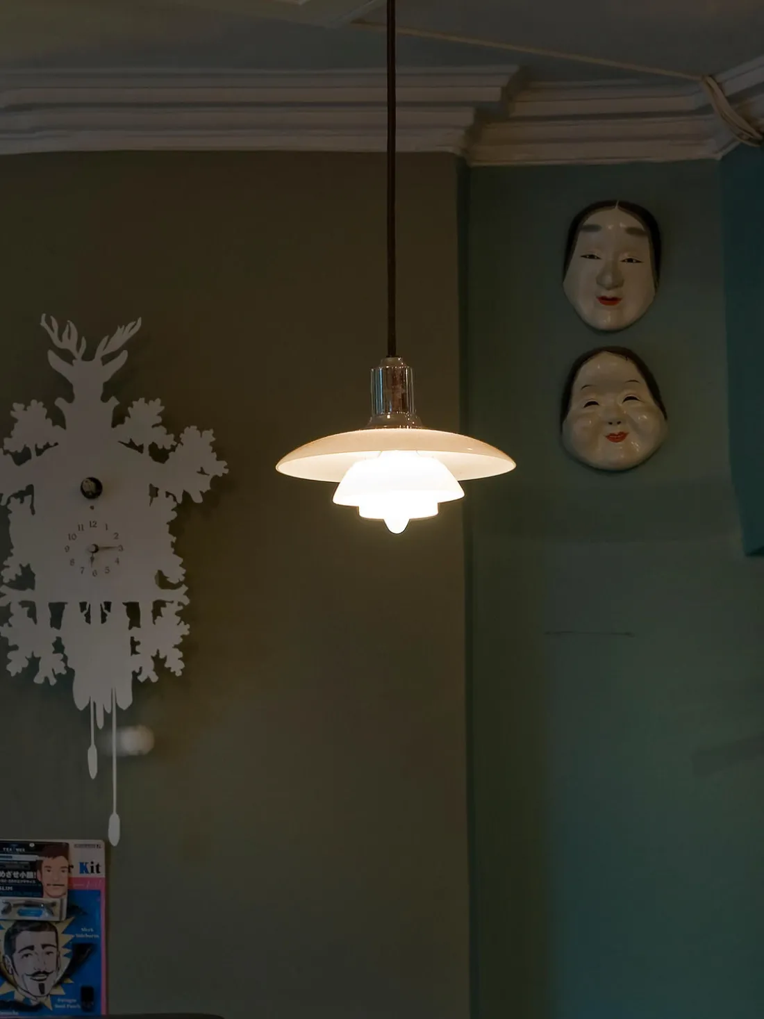 Lámpara de techo pequeña soplada artesanalmente PH 2/1