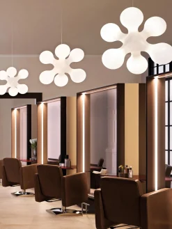 Lámpara de techo regulable de diseño Atomium