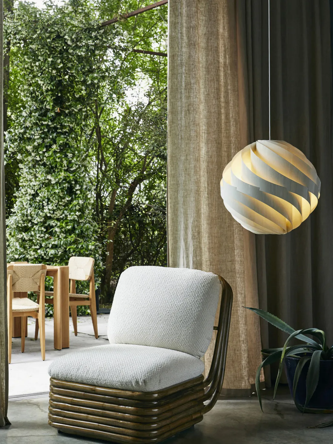 Lámpara de techo Turbo, tamaños diferentes