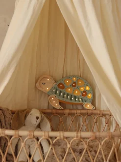 Lámpara infantil LED artesanal regulable con función de temporizador Turtle