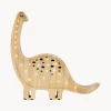 Lámpara infantil LED artesanal regulable Diplodocus, con función de temporizador