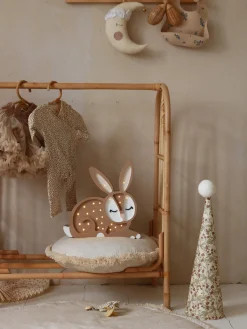 Lámpara infantil LED artesanal regulable Bunny, con función de temporizador y control a mando