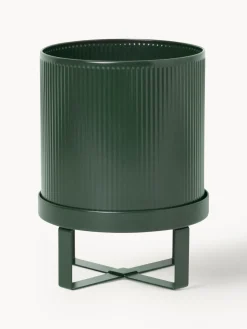 Maceta con superficie estriada Bau, 24 cm