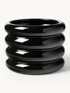 Macetero de gres Rudi, 23 x 3 cm