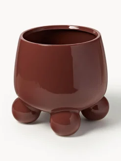 Macetero grande de dolomita Olea, 32 cm