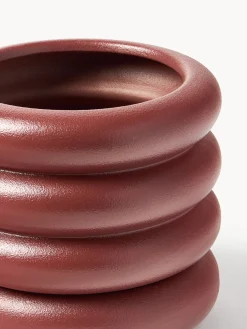 Macetero pequeño de gres Rudi, 16 x 8 cm