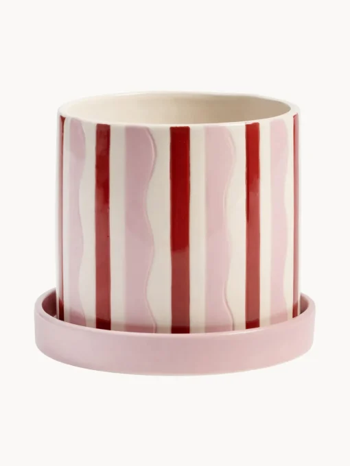 Macetero pintado a mano Clash