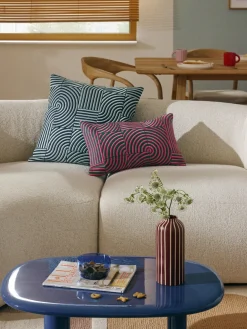 Macetero pintado a mano Elio, 23 cm