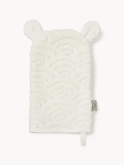 Manopla de baño infantil de algodón Wave