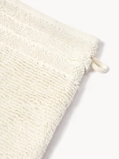 Manoplas de baño con borde a rayas Luxe, 2 uds.