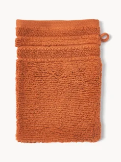 Manoplas de baño con borde a rayas Luxe, 2 uds.