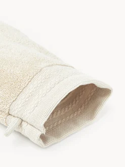 Manoplas de baño de algodón ecológico Premium, 2 uds.