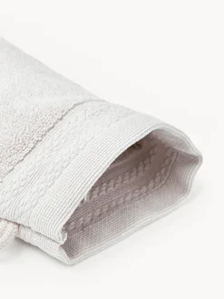 Manoplas de baño de algodón ecológico Premium, 2 uds.