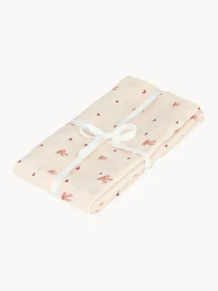 Manta bebé de algodón ecológico Bows