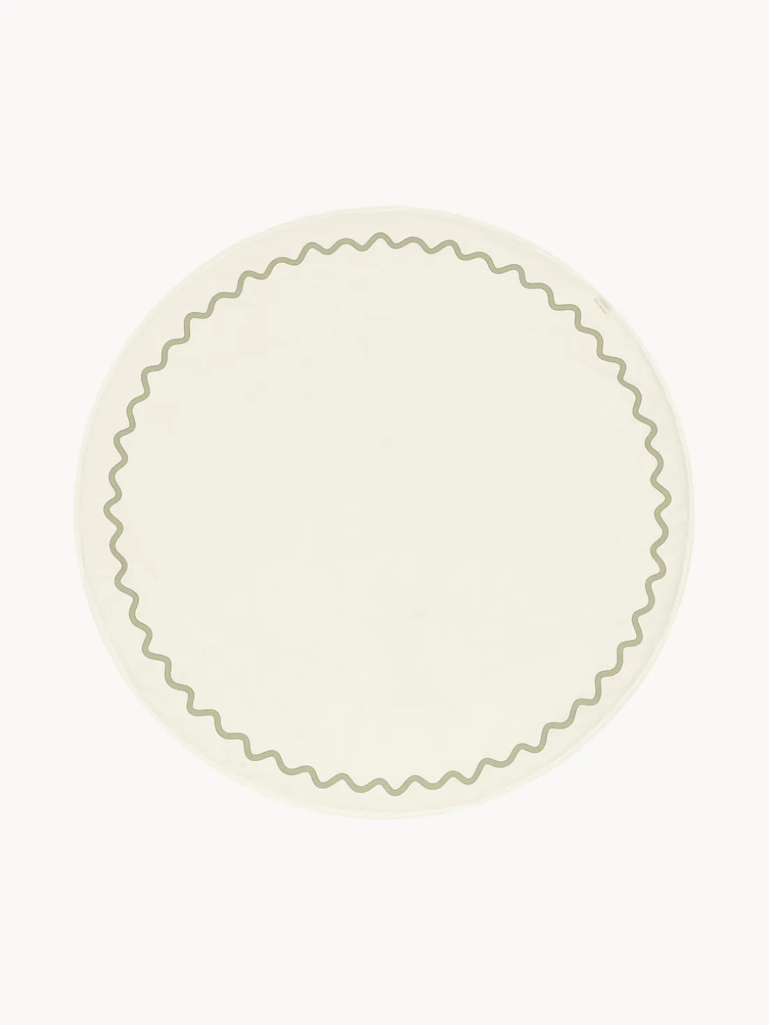 Manta de juego redonda de algodón Vibes