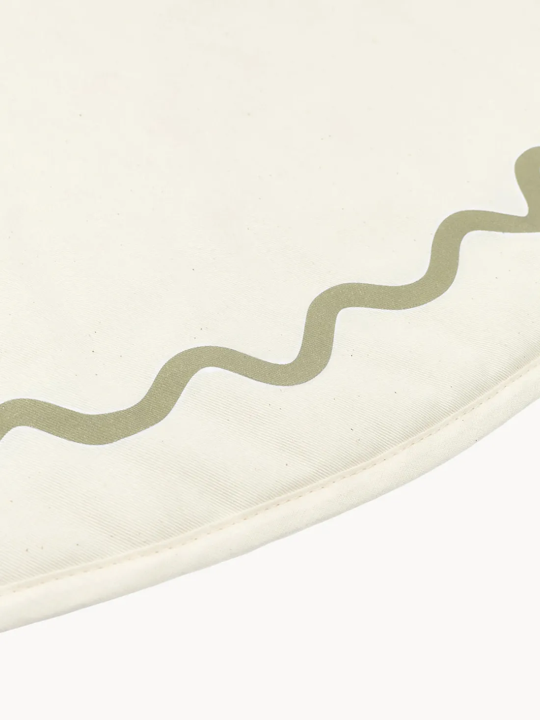 Manta de juego redonda de algodón Vibes